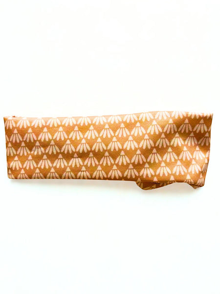 Girl Bloom Knot Headband- Amber