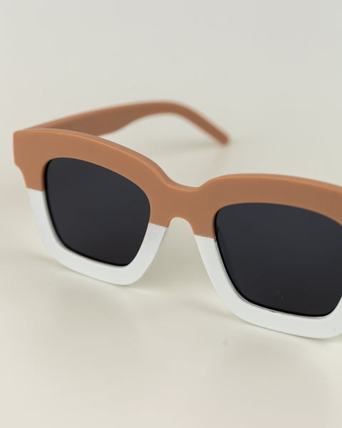 Kids Dual Color Sunglasses - Brown