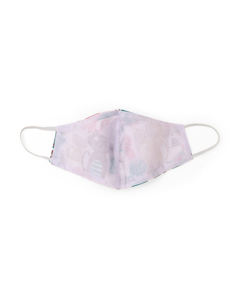 Kids/Adults Face Mask Set - Cats & Stripes