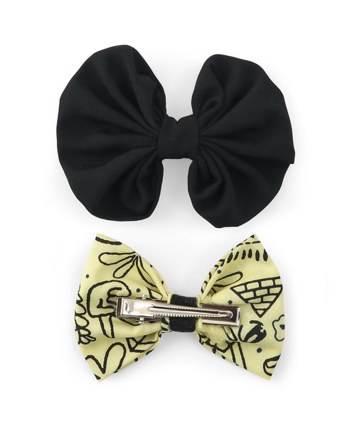 Alligator Clip Set - Black & Yellow
