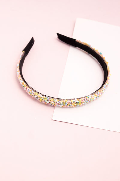 Glitter Headband for Girls- Multi-colored